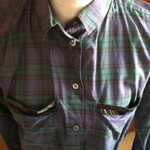 JCrew Plaid Blouse